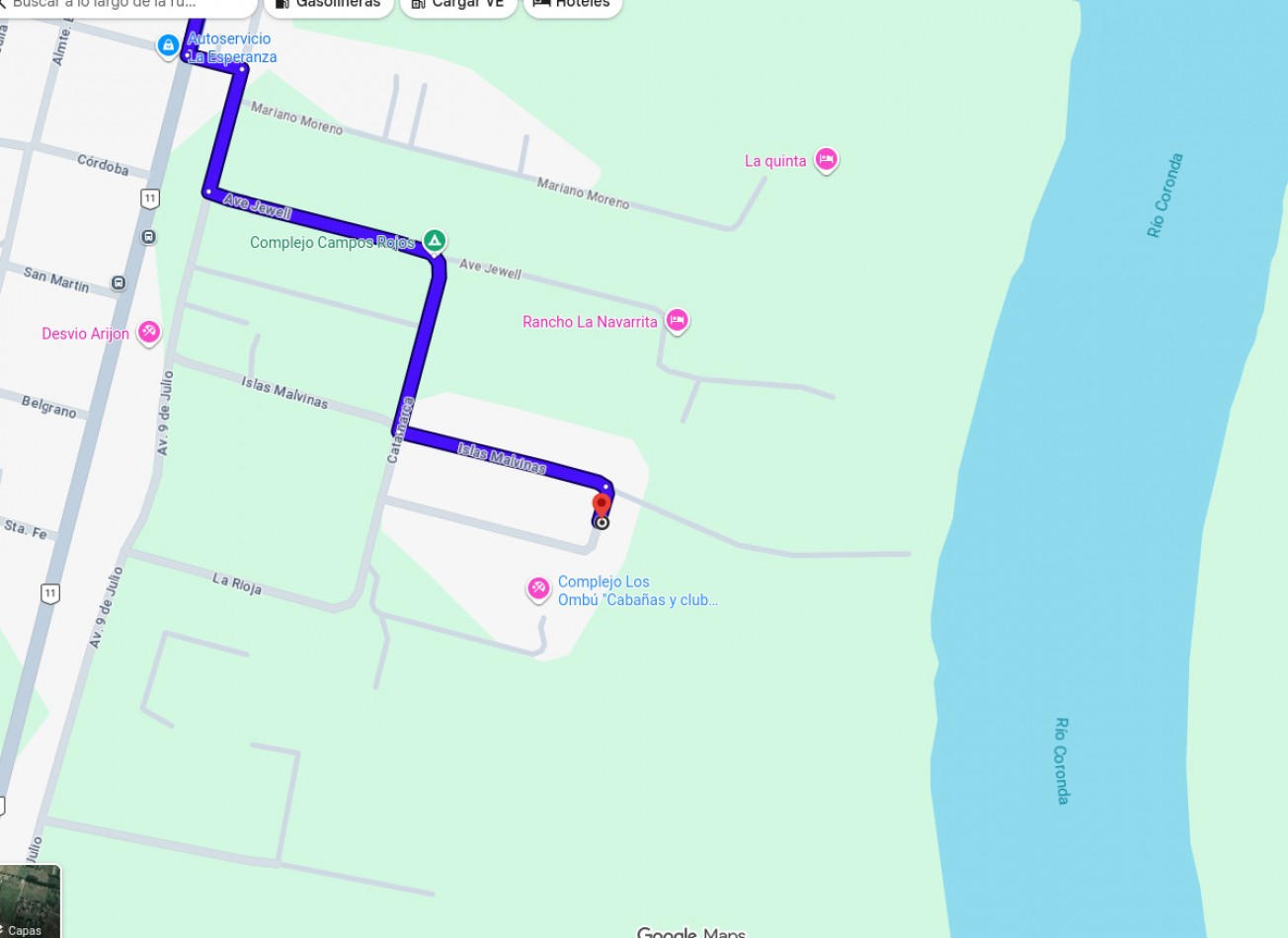 QUINTA FRENTE AL RIO EN DESVIO ARIJON